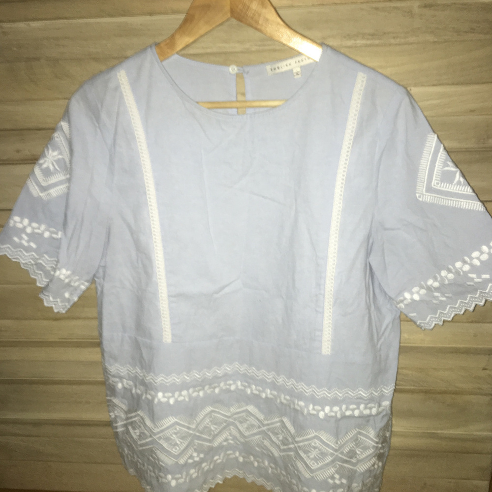 Anthropologie Light Blue Shirt (M)